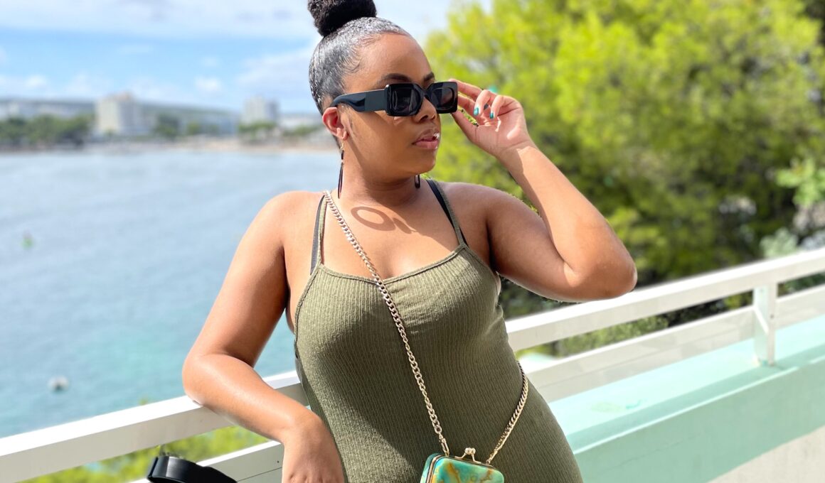 Model Caprice-Kwai Ambersley overcame bullying and chronic pain from osteoarthritis to walk London Fashion Week and model for ASOS, Dr Martens and Kurt Geiger.