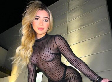 Model Faith Lianne stuns fans in a sheer black sequin dress that leaves little to the imagination, racking up thousands of likes and flirty comments from admirers online.Model Faith Lianne stuns fans in a sheer black sequin dress that leaves little to the imagination, racking up thousands of likes and flirty comments from admirers online.