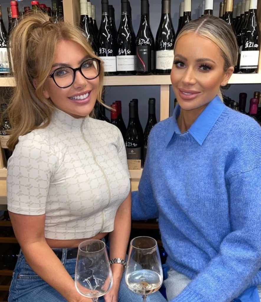 OnlyFans models Bonnie Locket and Olivia Attwood posing for a photo - NudeNewz