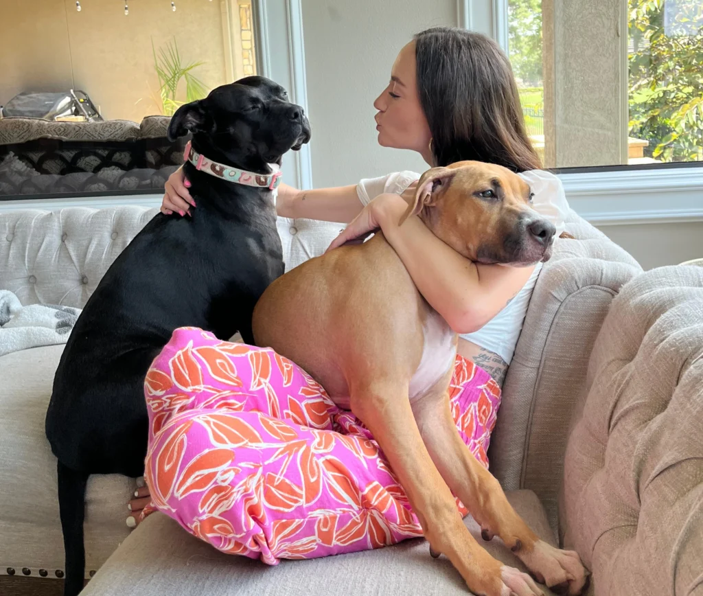 Cayla and her dog - NudeNewz