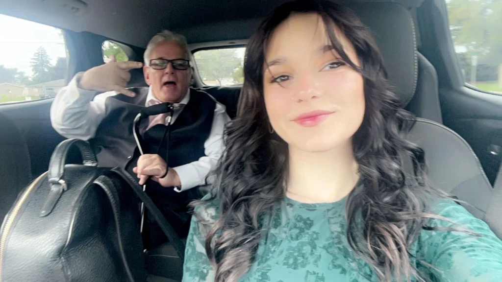 Katrina Rose with her Dad, Jerry - NudeNewz