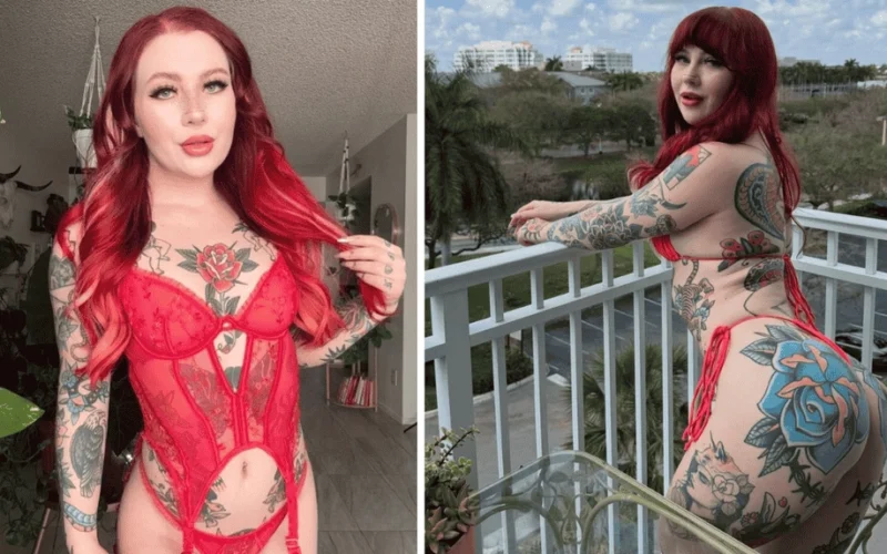 OnlyFans model Loveless Loveless posing for a photo - NudeNewz
