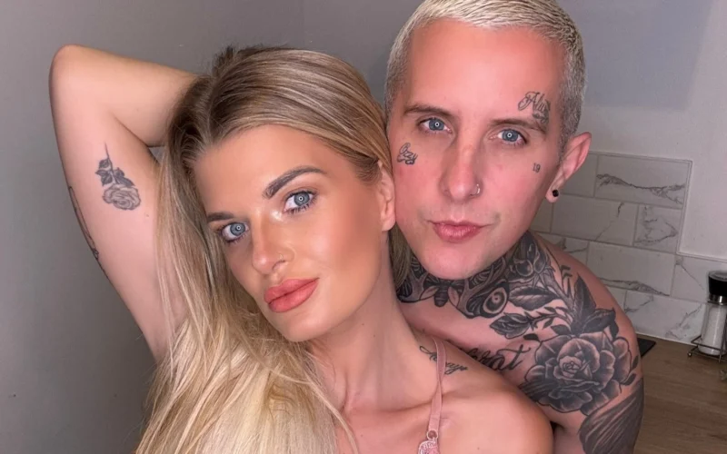 Robyn Quinn with her fiancé - NudeNewz