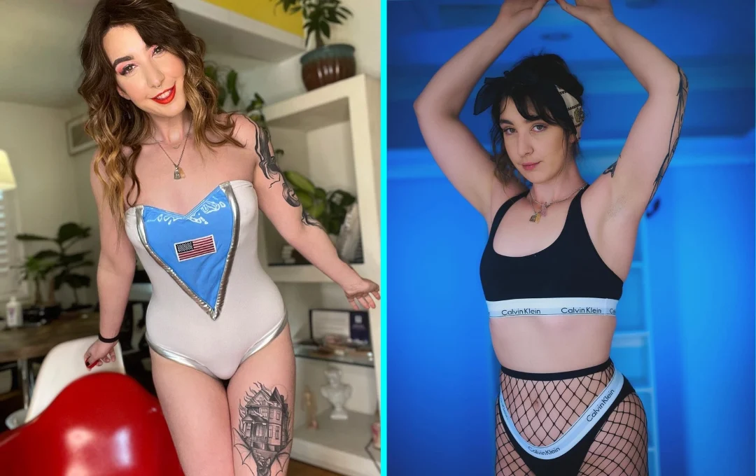 OnlyFans model Sarah Button posing for a photo - NudeNewz