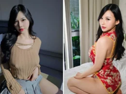OnlyFans model Krystal Wang posing for a photo - NudeNewz