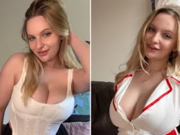 OnlyFans model Kit Farrin posing for a photo - NudeNewz
